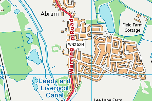 WN2 5XN map - OS VectorMap District (Ordnance Survey) WN2 5XN map - OS VectorMap District (Ordnance Survey)