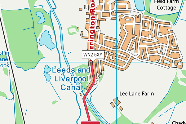 WN2 5XY map - OS VectorMap District (Ordnance Survey) WN2 5XY map - OS VectorMap District (Ordnance Survey)