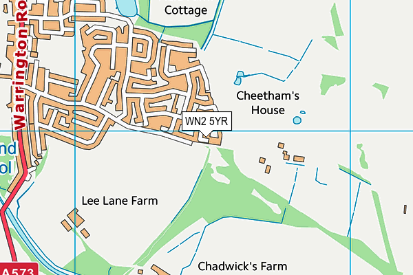 WN2 5YR map - OS VectorMap District (Ordnance Survey) WN2 5YR map - OS VectorMap District (Ordnance Survey)