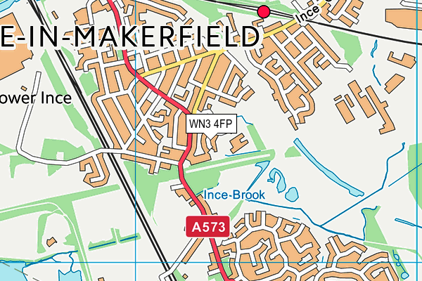 WN3 4FP map - OS VectorMap District (Ordnance Survey) WN3 4FP map - OS VectorMap District (Ordnance Survey)