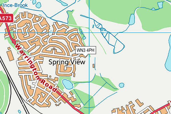 WN3 4PH map - OS VectorMap District (Ordnance Survey) WN3 4PH map - OS VectorMap District (Ordnance Survey)