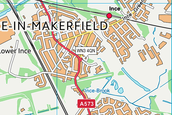 WN3 4QN map - OS VectorMap District (Ordnance Survey) WN3 4QN map - OS VectorMap District (Ordnance Survey)