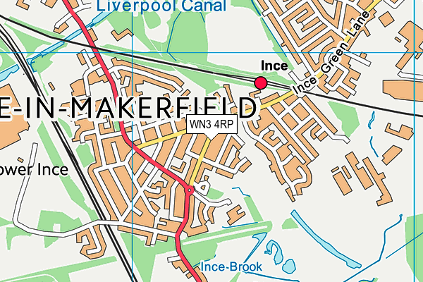 WN3 4RP map - OS VectorMap District (Ordnance Survey) WN3 4RP map - OS VectorMap District (Ordnance Survey)