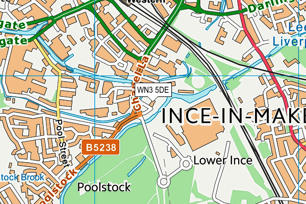 WN3 5DE map - OS VectorMap District (Ordnance Survey) WN3 5DE map - OS VectorMap District (Ordnance Survey)