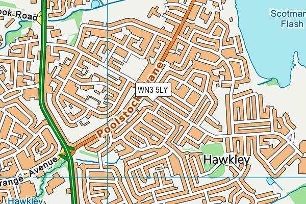 WN3 5LY map - OS VectorMap District (Ordnance Survey) WN3 5LY map - OS VectorMap District (Ordnance Survey)