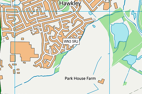 WN3 5RJ map - OS VectorMap District (Ordnance Survey) WN3 5RJ map - OS VectorMap District (Ordnance Survey)