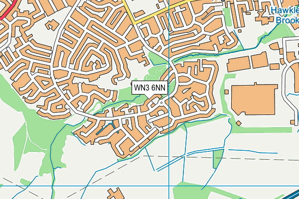 WN3 6NN map - OS VectorMap District (Ordnance Survey) WN3 6NN map - OS VectorMap District (Ordnance Survey)