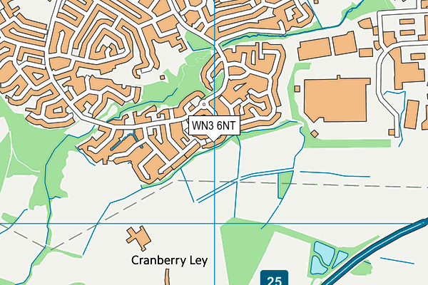 WN3 6NT map - OS VectorMap District (Ordnance Survey) WN3 6NT map - OS VectorMap District (Ordnance Survey)