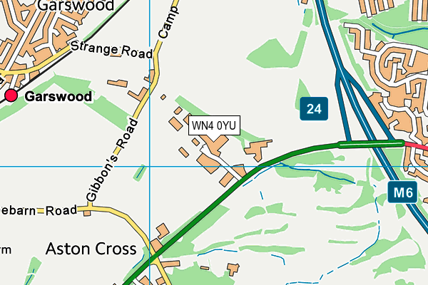 WN4 0YU map - OS VectorMap District (Ordnance Survey) WN4 0YU map - OS VectorMap District (Ordnance Survey)