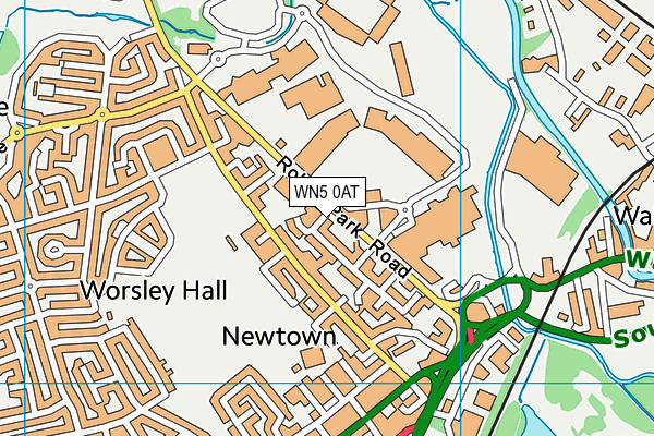 WN5 0AT map - OS VectorMap District (Ordnance Survey) WN5 0AT map - OS VectorMap District (Ordnance Survey)