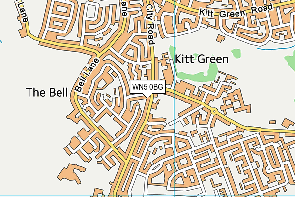 WN5 0BG map - OS VectorMap District (Ordnance Survey) WN5 0BG map - OS VectorMap District (Ordnance Survey)