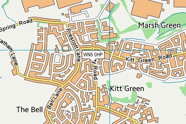 WN5 0HP map - OS VectorMap District (Ordnance Survey) WN5 0HP map - OS VectorMap District (Ordnance Survey)