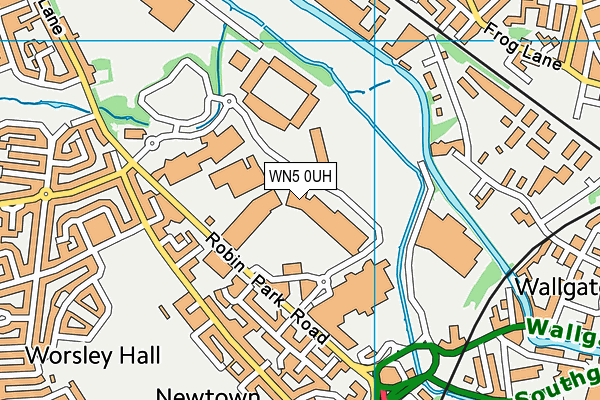 WN5 0UH map - OS VectorMap District (Ordnance Survey) WN5 0UH map - OS VectorMap District (Ordnance Survey)
