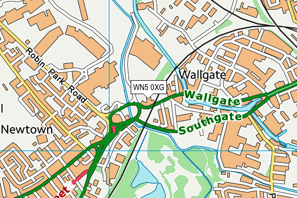 WN5 0XG map - OS VectorMap District (Ordnance Survey) WN5 0XG map - OS VectorMap District (Ordnance Survey)