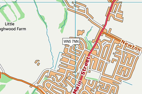 WN5 7NN map - OS VectorMap District (Ordnance Survey) WN5 7NN map - OS VectorMap District (Ordnance Survey)
