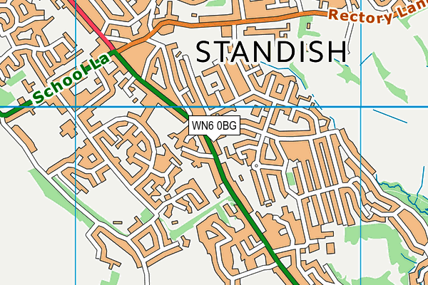 WN6 0BG map - OS VectorMap District (Ordnance Survey) WN6 0BG map - OS VectorMap District (Ordnance Survey)