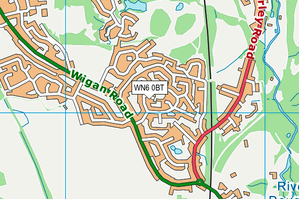WN6 0BT map - OS VectorMap District (Ordnance Survey) WN6 0BT map - OS VectorMap District (Ordnance Survey)