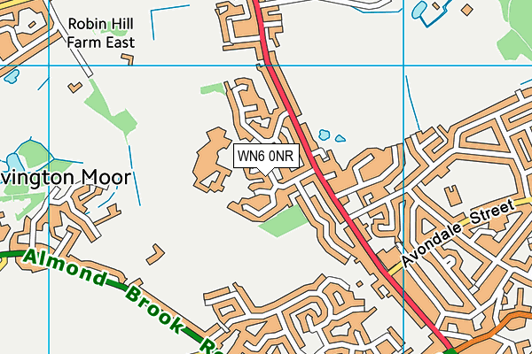 WN6 0NR map - OS VectorMap District (Ordnance Survey) WN6 0NR map - OS VectorMap District (Ordnance Survey)