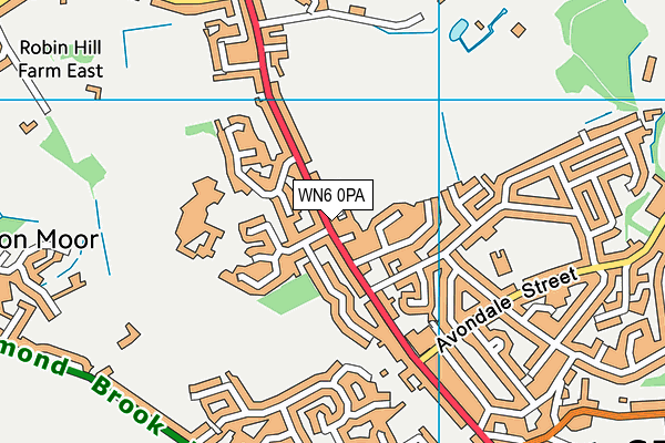 WN6 0PA map - OS VectorMap District (Ordnance Survey) WN6 0PA map - OS VectorMap District (Ordnance Survey)