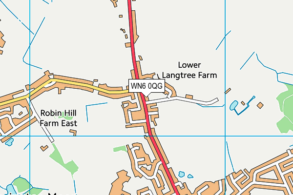 WN6 0QG map - OS VectorMap District (Ordnance Survey) WN6 0QG map - OS VectorMap District (Ordnance Survey)