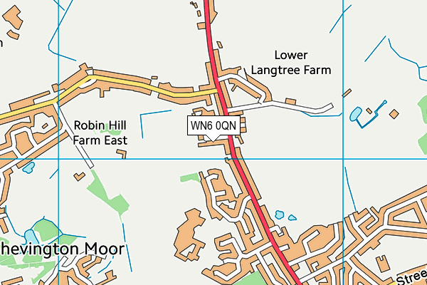 WN6 0QN map - OS VectorMap District (Ordnance Survey) WN6 0QN map - OS VectorMap District (Ordnance Survey)