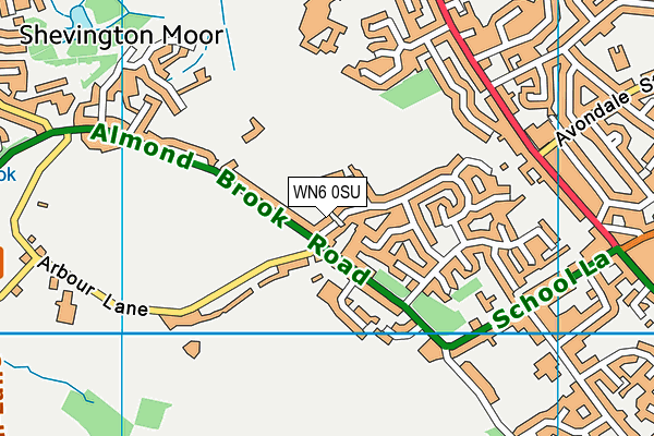 WN6 0SU map - OS VectorMap District (Ordnance Survey) WN6 0SU map - OS VectorMap District (Ordnance Survey)
