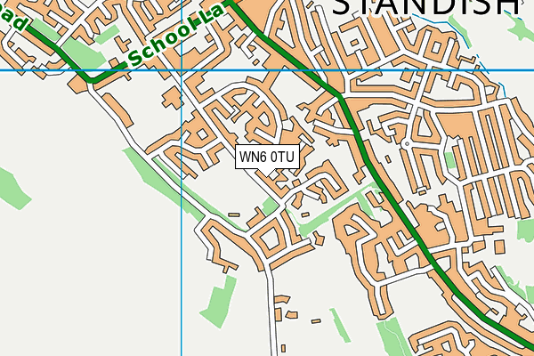 WN6 0TU map - OS VectorMap District (Ordnance Survey) WN6 0TU map - OS VectorMap District (Ordnance Survey)