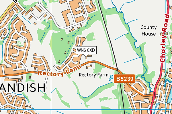 WN6 0XD map - OS VectorMap District (Ordnance Survey) WN6 0XD map - OS VectorMap District (Ordnance Survey)