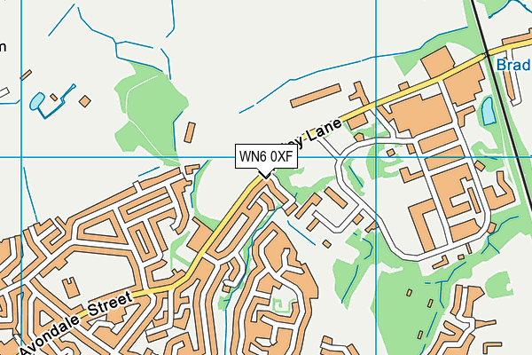WN6 0XF map - OS VectorMap District (Ordnance Survey) WN6 0XF map - OS VectorMap District (Ordnance Survey)