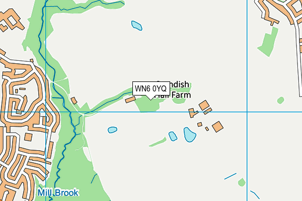 WN6 0YQ map - OS VectorMap District (Ordnance Survey) WN6 0YQ map - OS VectorMap District (Ordnance Survey)