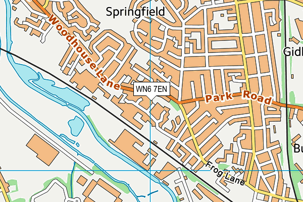 WN6 7EN map - OS VectorMap District (Ordnance Survey) WN6 7EN map - OS VectorMap District (Ordnance Survey)