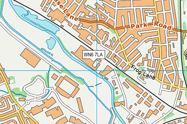 WN6 7LA map - OS VectorMap District (Ordnance Survey) WN6 7LA map - OS VectorMap District (Ordnance Survey)