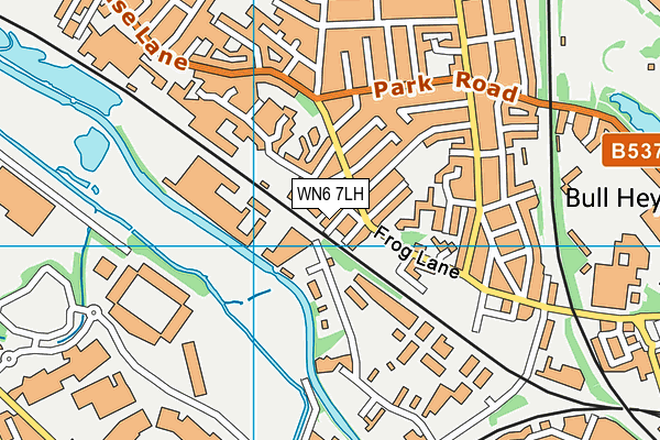 WN6 7LH map - OS VectorMap District (Ordnance Survey) WN6 7LH map - OS VectorMap District (Ordnance Survey)