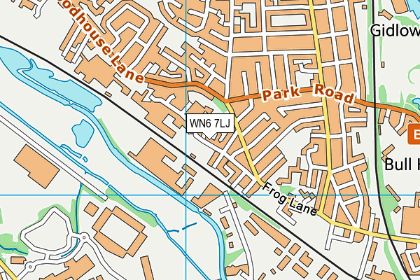 WN6 7LJ map - OS VectorMap District (Ordnance Survey) WN6 7LJ map - OS VectorMap District (Ordnance Survey)