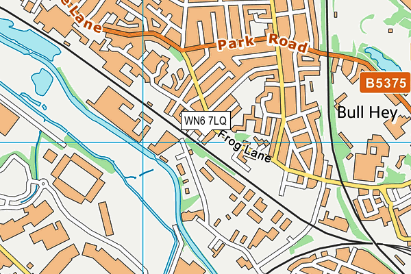 WN6 7LQ map - OS VectorMap District (Ordnance Survey) WN6 7LQ map - OS VectorMap District (Ordnance Survey)