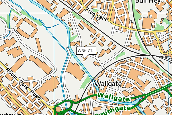 WN6 7TJ map - OS VectorMap District (Ordnance Survey) WN6 7TJ map - OS VectorMap District (Ordnance Survey)