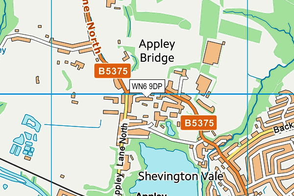 WN6 9DP map - OS VectorMap District (Ordnance Survey) WN6 9DP map - OS VectorMap District (Ordnance Survey)