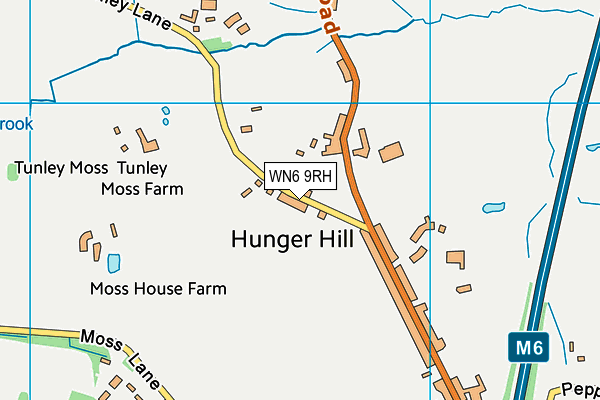 WN6 9RH map - OS VectorMap District (Ordnance Survey) WN6 9RH map - OS VectorMap District (Ordnance Survey)