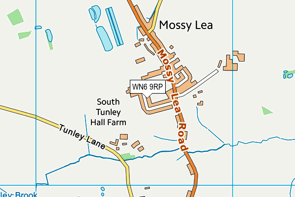 WN6 9RP map - OS VectorMap District (Ordnance Survey) WN6 9RP map - OS VectorMap District (Ordnance Survey)