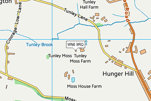 WN6 9RQ map - OS VectorMap District (Ordnance Survey) WN6 9RQ map - OS VectorMap District (Ordnance Survey)