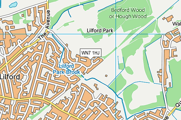 WN7 1HJ map - OS VectorMap District (Ordnance Survey) WN7 1HJ map - OS VectorMap District (Ordnance Survey)