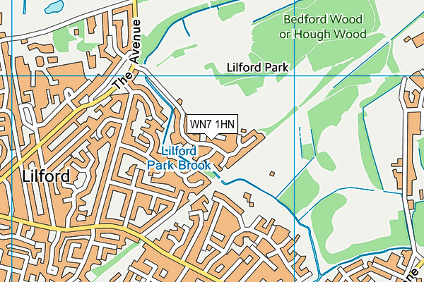 WN7 1HN map - OS VectorMap District (Ordnance Survey) WN7 1HN map - OS VectorMap District (Ordnance Survey)