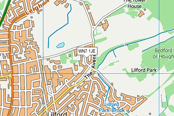 WN7 1JE map - OS VectorMap District (Ordnance Survey) WN7 1JE map - OS VectorMap District (Ordnance Survey)
