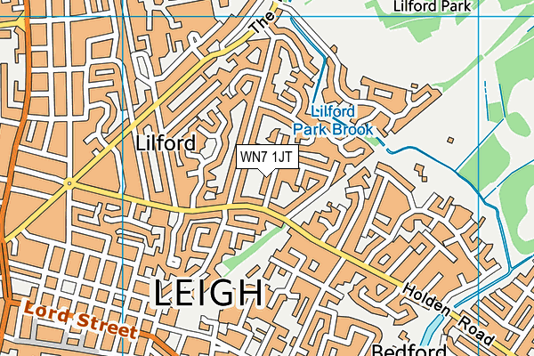WN7 1JT map - OS VectorMap District (Ordnance Survey) WN7 1JT map - OS VectorMap District (Ordnance Survey)