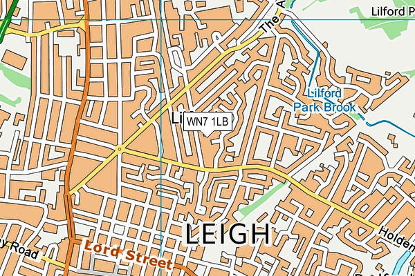 WN7 1LB map - OS VectorMap District (Ordnance Survey) WN7 1LB map - OS VectorMap District (Ordnance Survey)