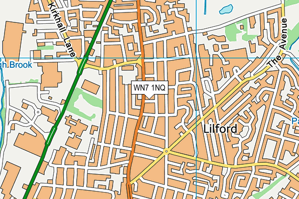 WN7 1NQ map - OS VectorMap District (Ordnance Survey) WN7 1NQ map - OS VectorMap District (Ordnance Survey)