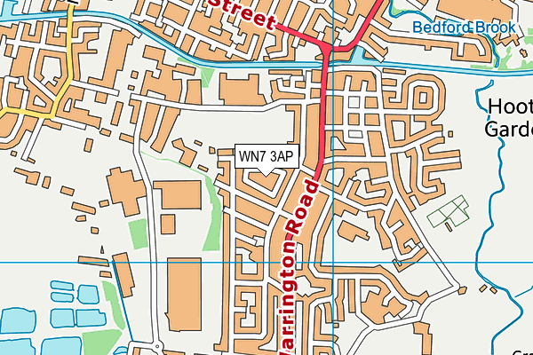 WN7 3AP map - OS VectorMap District (Ordnance Survey) WN7 3AP map - OS VectorMap District (Ordnance Survey)