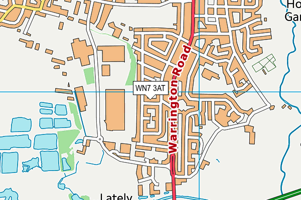 WN7 3AT map - OS VectorMap District (Ordnance Survey) WN7 3AT map - OS VectorMap District (Ordnance Survey)