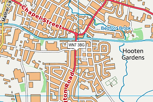 WN7 3BG map - OS VectorMap District (Ordnance Survey) WN7 3BG map - OS VectorMap District (Ordnance Survey)