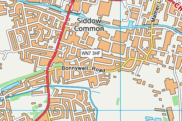 WN7 3HF map - OS VectorMap District (Ordnance Survey) WN7 3HF map - OS VectorMap District (Ordnance Survey)